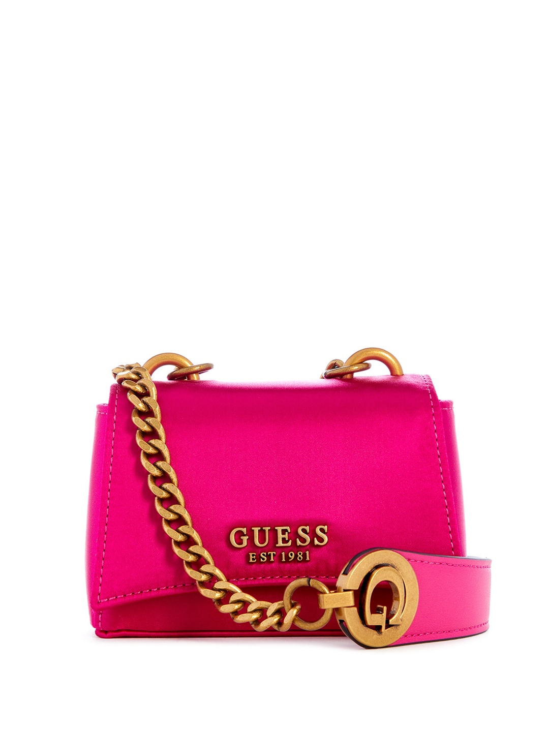 

GUESS Structured Sling Bag, Fuchsia