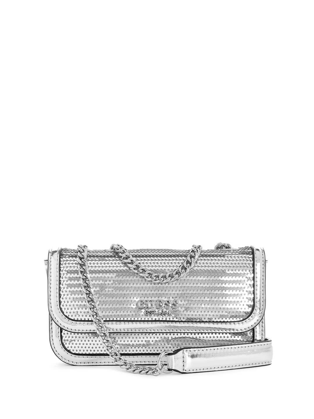 

GUESS Embellished Sling Bag, Silver