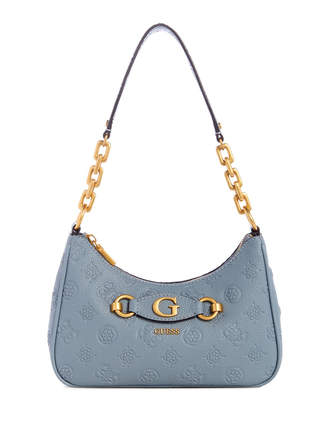 

GUESS Textured PU Structured Shoulder Bag, Blue