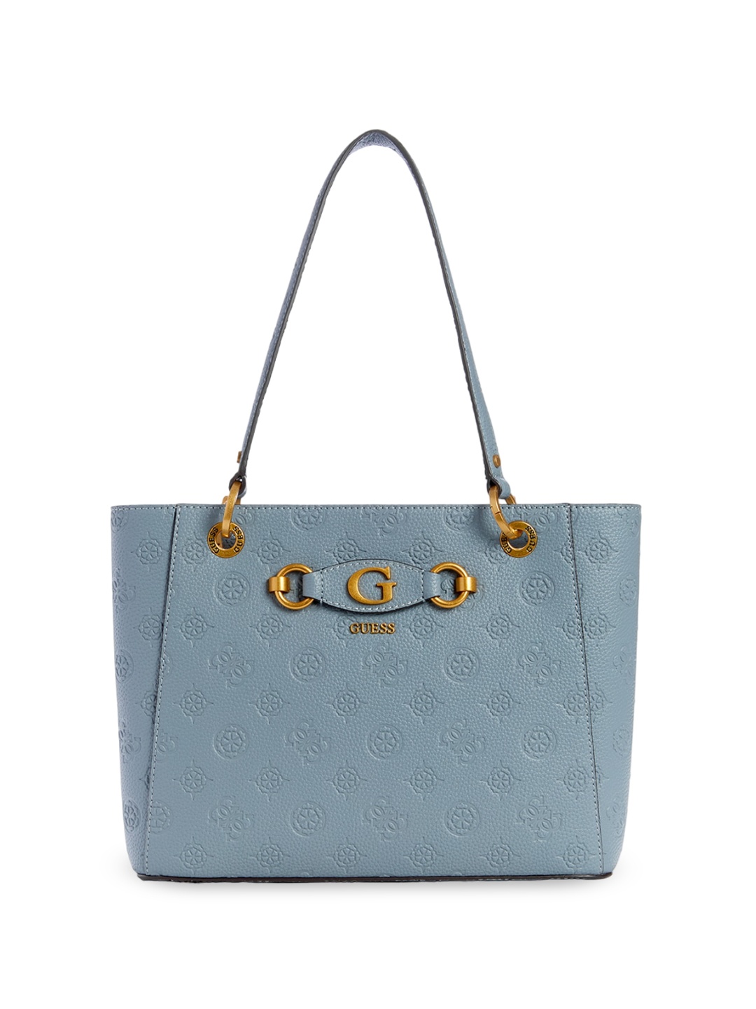 

GUESS Textured Structured Shoulder Bag, Blue