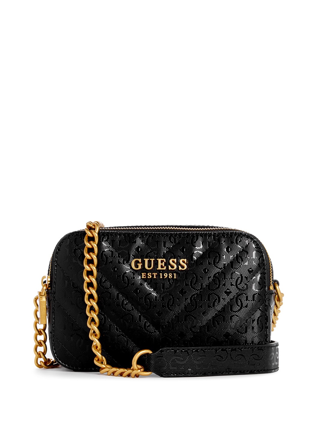 

GUESS Textured Swagger Sling Bag, Black