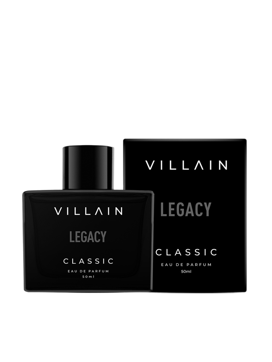 

VILLAIN Men Legacy Classic Long Lasting Eau De Perfum - 50 ml, Black
