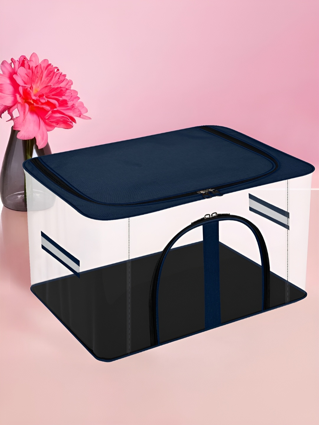 

Kuber Industries Navy Blue Regular Sweater Bag organiser