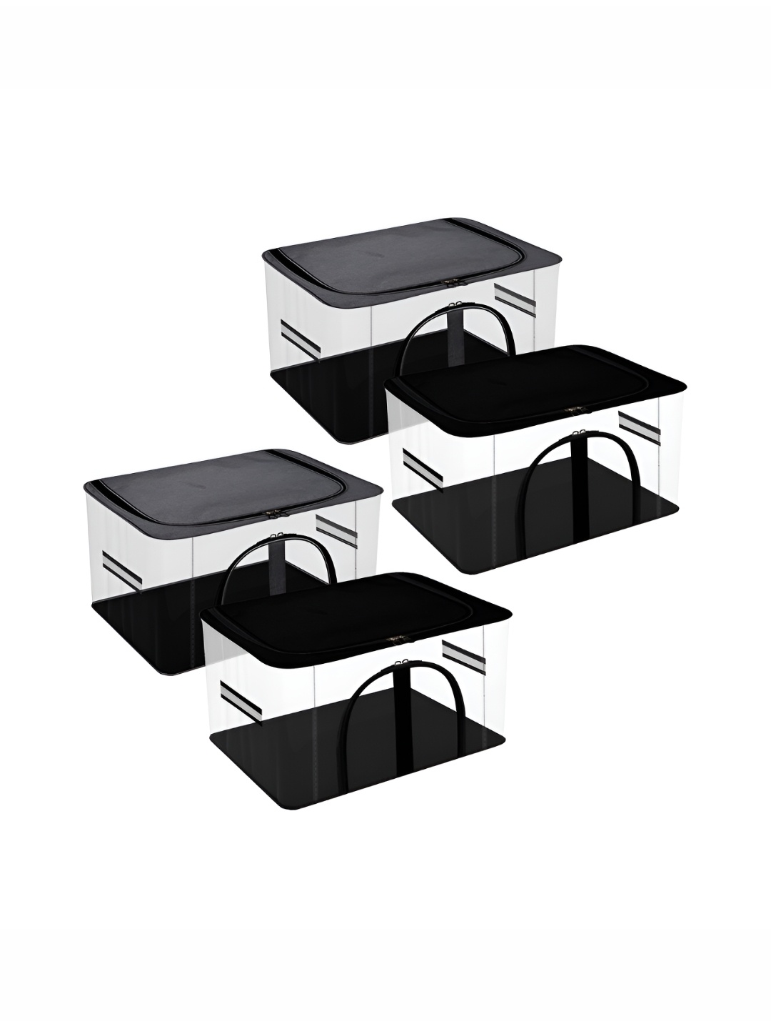 

Kuber Industries Grey 4 Pcs Regular Shoes Organiser