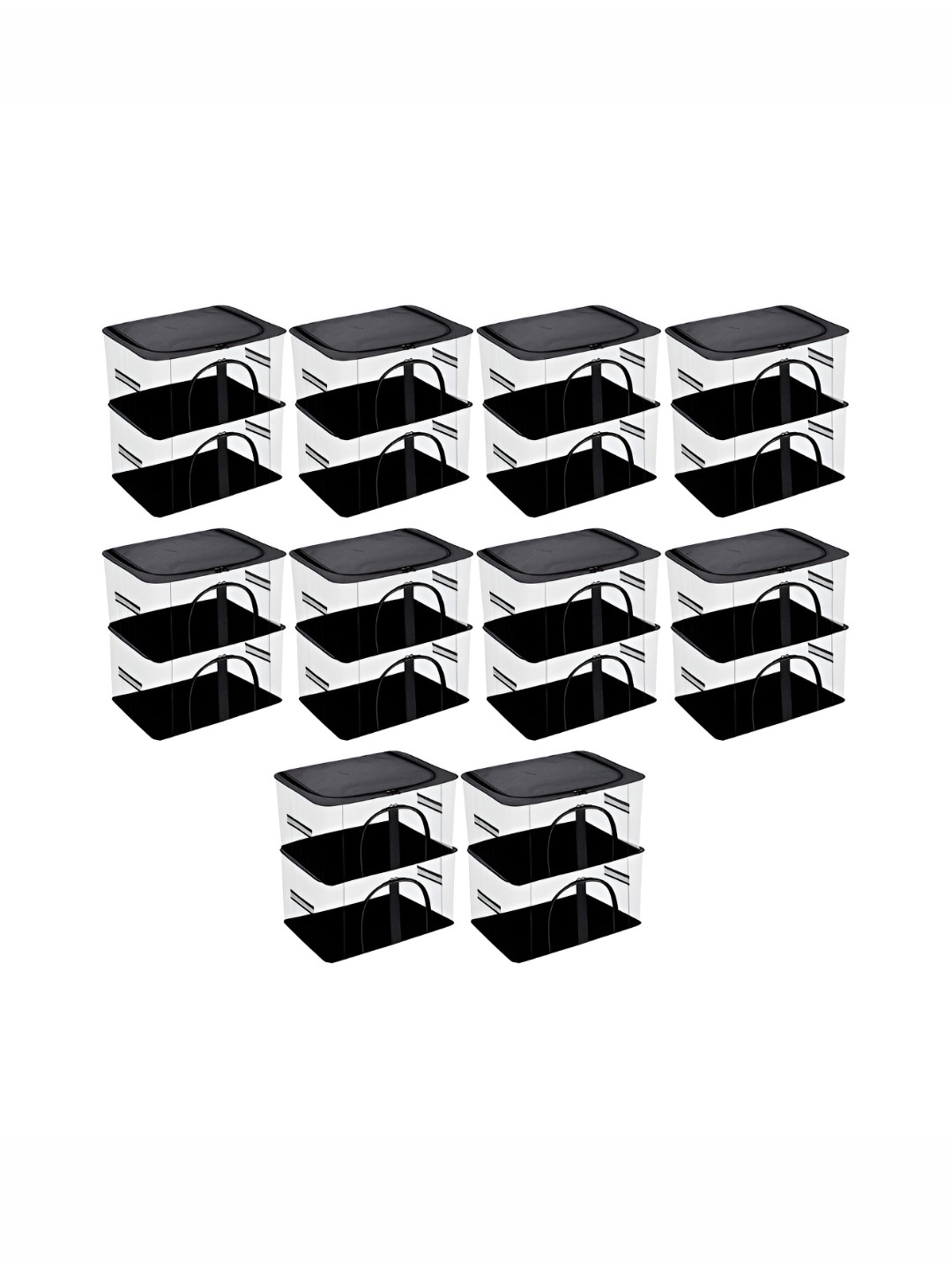 

Kuber Industries Grey 20 Pieces Regular Multi-Utility Organiser