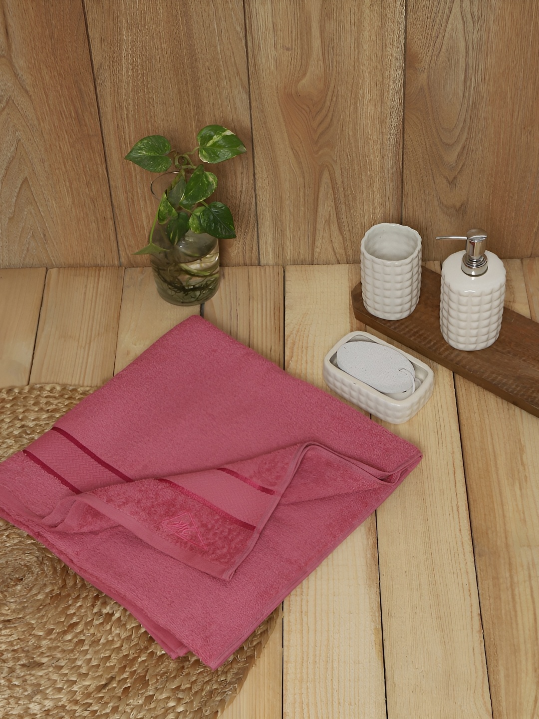 

Monte Carlo Pink Cotton 450 GSM Bath Towel