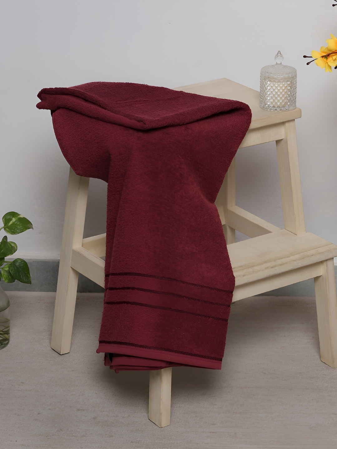 

Monte Carlo Maroon Cotton 350 GSM Bath Towel
