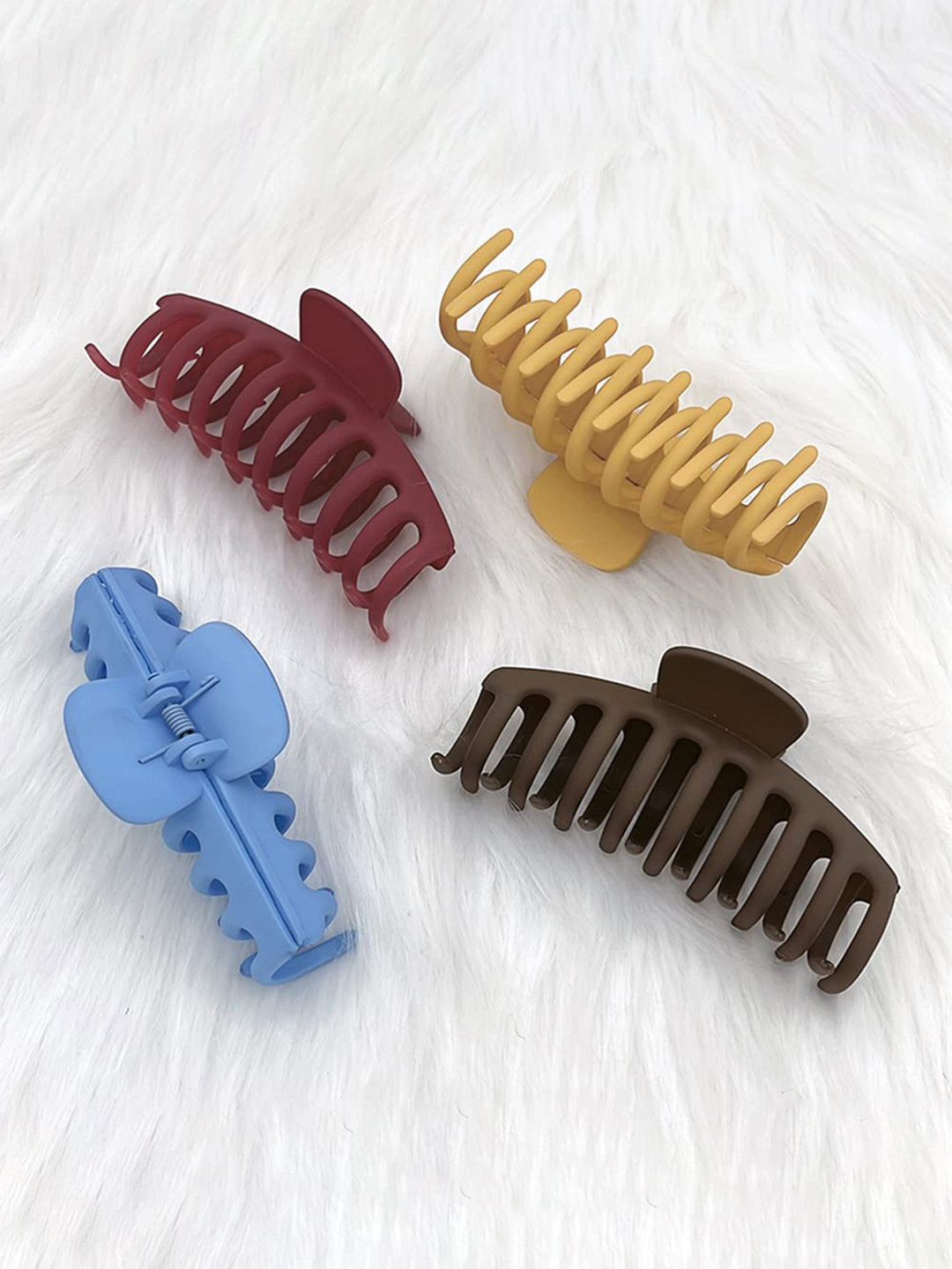 

Xivir Set of 4 Claw Clip, Brown