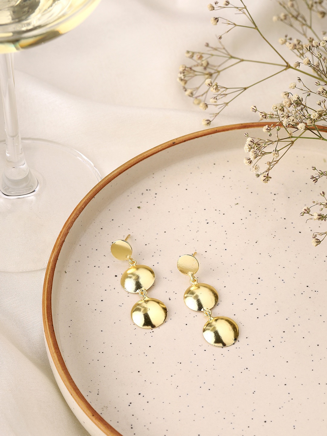 

Priyaasi Gold-Plated Drop Earrings