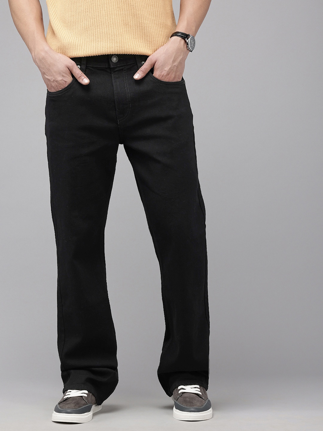 

U.S. Polo Assn. Denim Co. Men Connor Bootcut Stretchable Jeans, Black