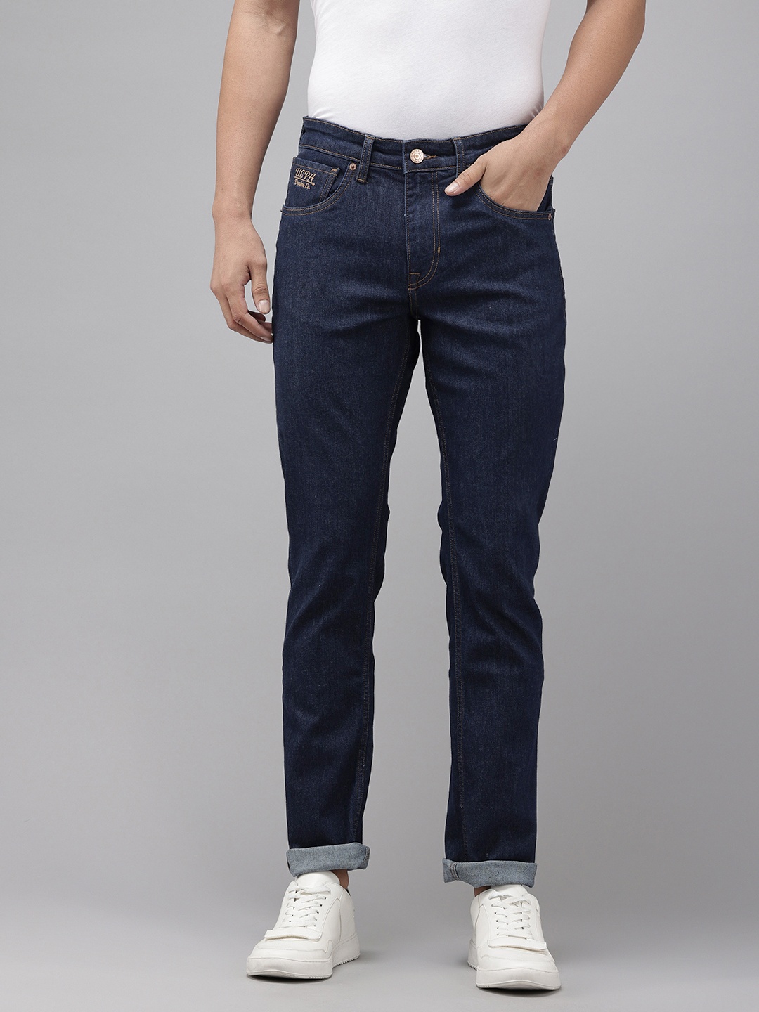 

U.S. Polo Assn. Denim Co. Men Regallo Skinny Fit Stretchable Jeans, Blue