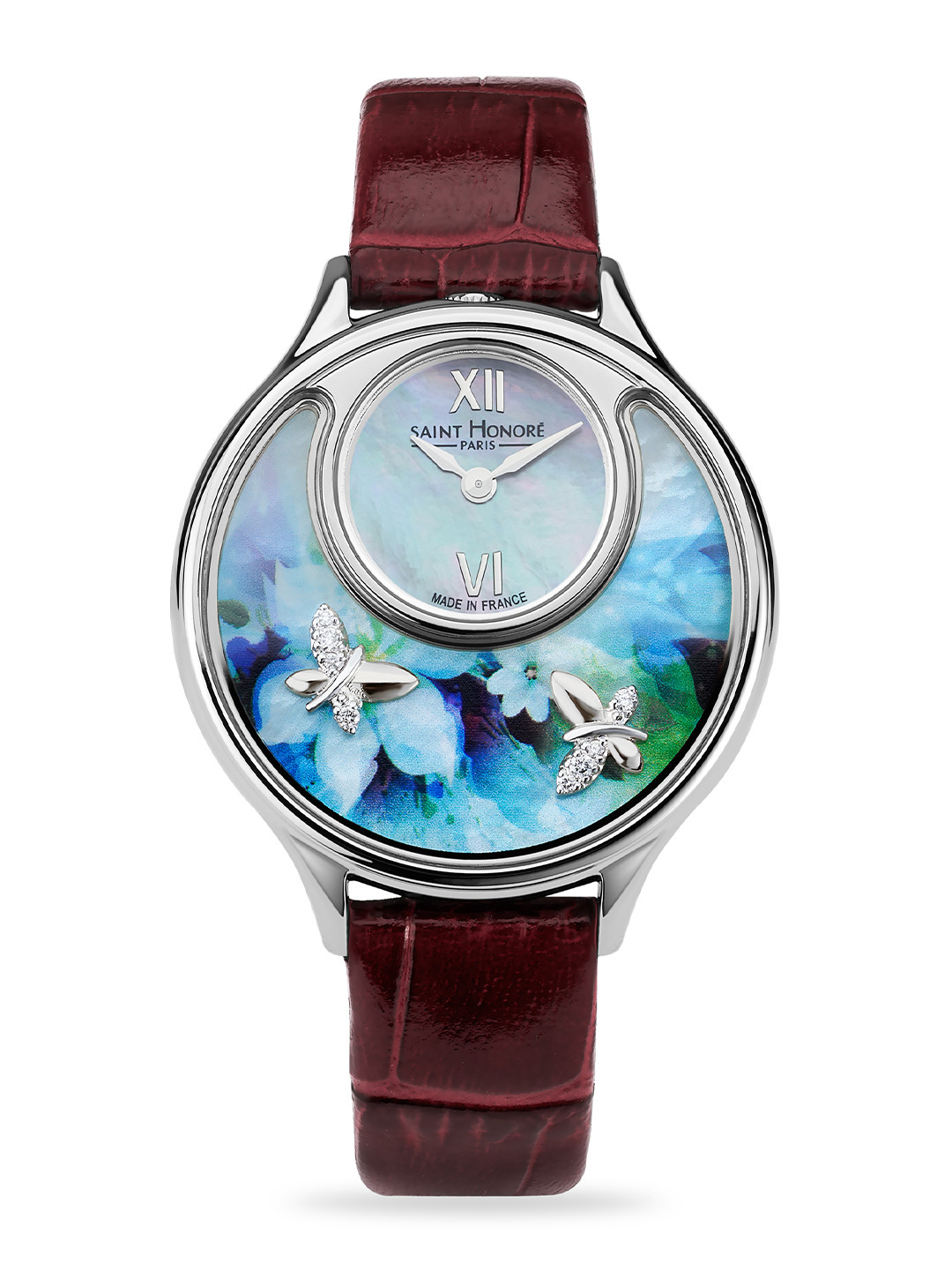 

SAINT HONORE PARIS Women Women Printed Straps Analogue Watch H-SH-DP710014-1YRN-F, Blue