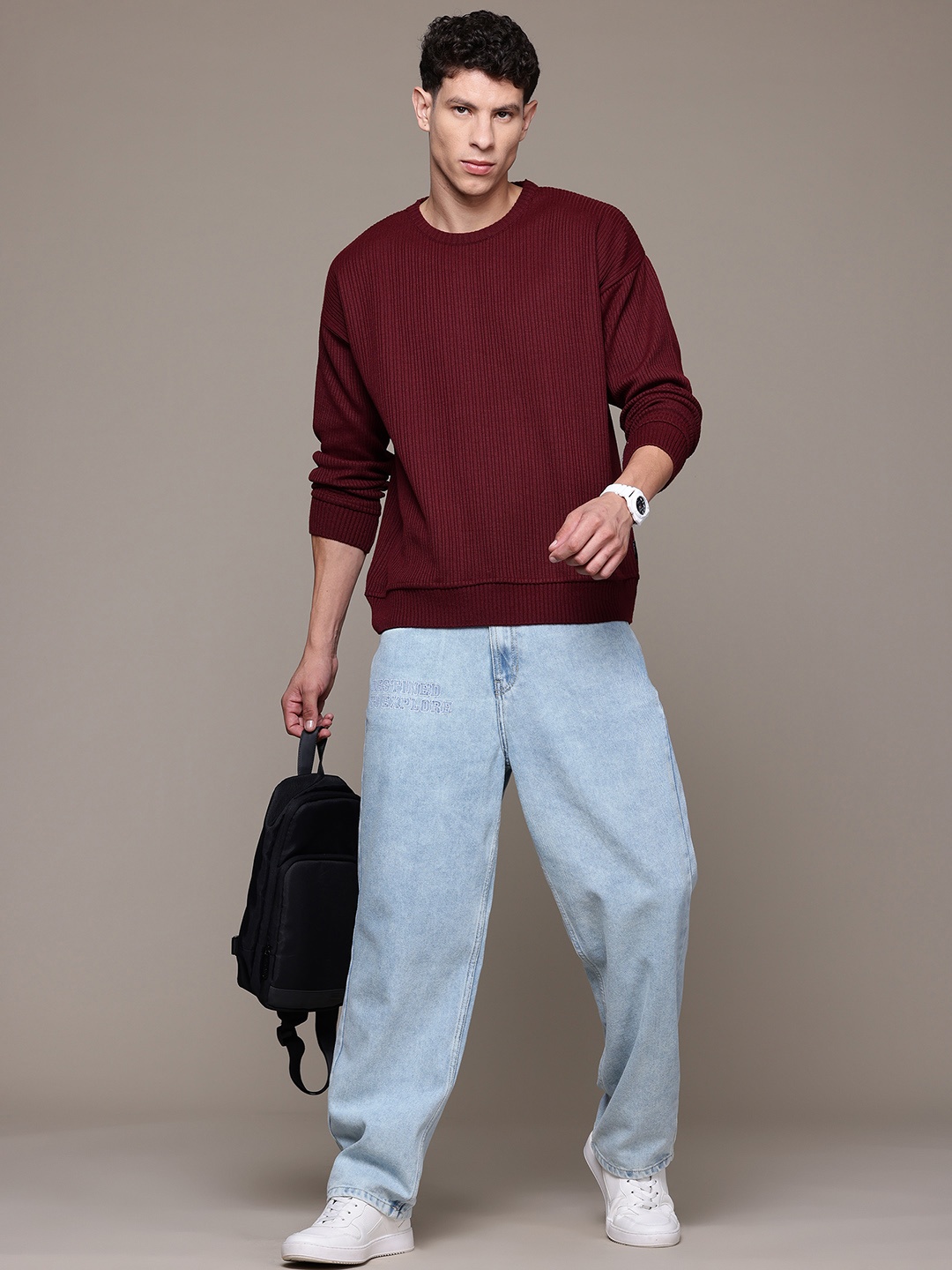 

Roadster Men Loose Fit Jeans, Blue