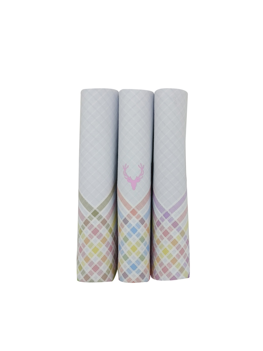 

Allen Solly Pack Of 3 Striped Cotton Handkerchief, White