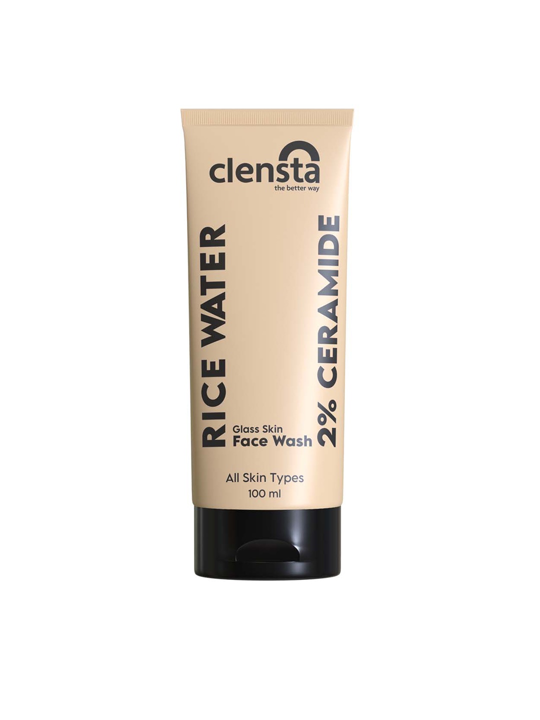 

Clensta Rice Water Glass Skin Face Wash For Brightening - 100ml, Cream