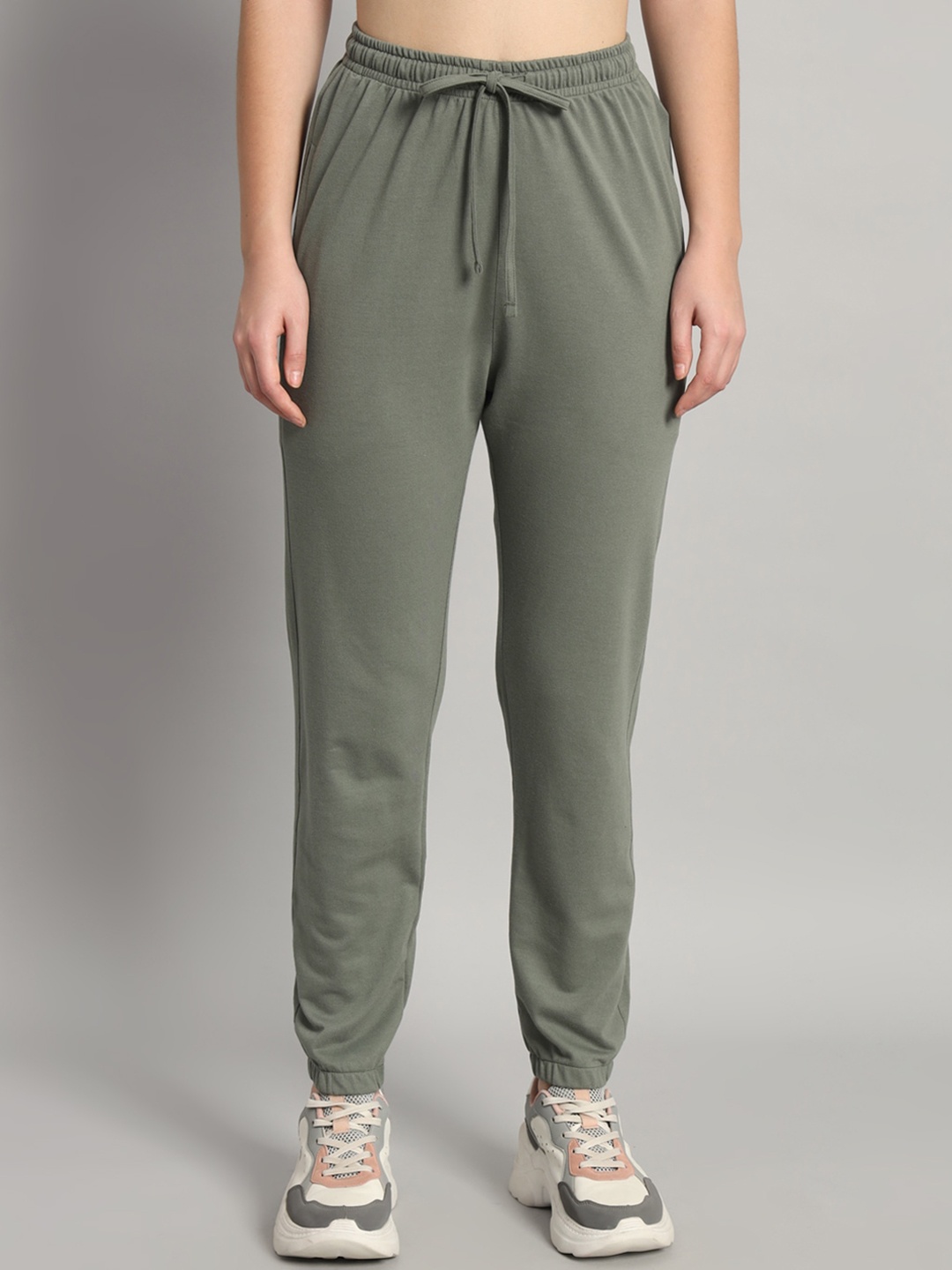 

MKH Women Mid Rise Joggers, Green