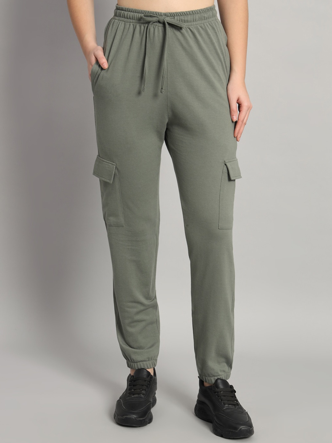 

MKH Women Mid Rise Joggers, Green