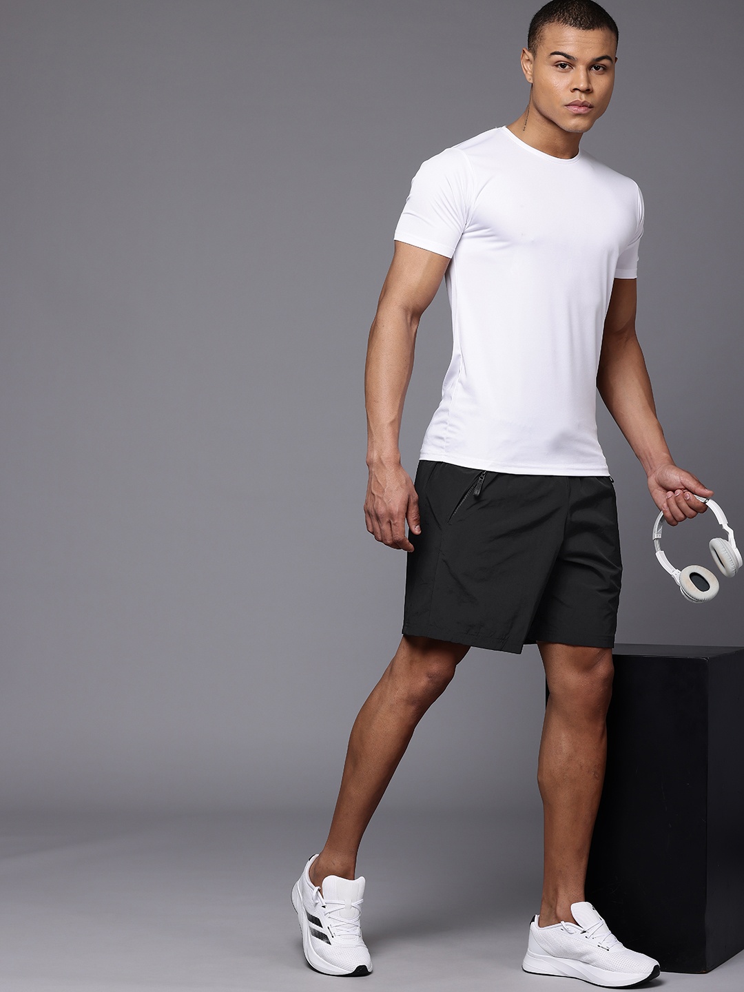 

New Balance Men 1 Athletics Amplified Wind Sports Shorts, Black