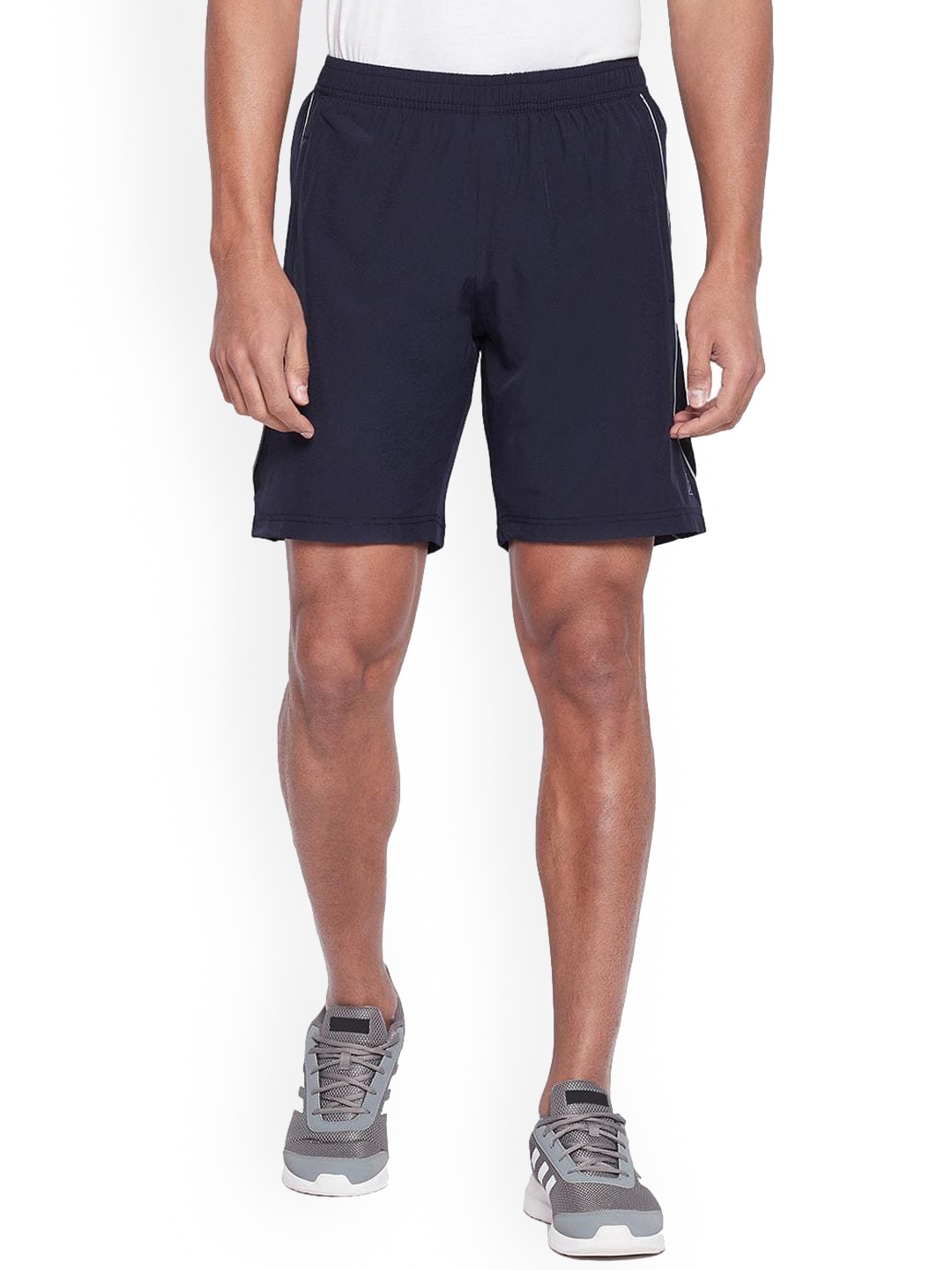 

SG Men Mid Rise Sports Shorts, Navy blue