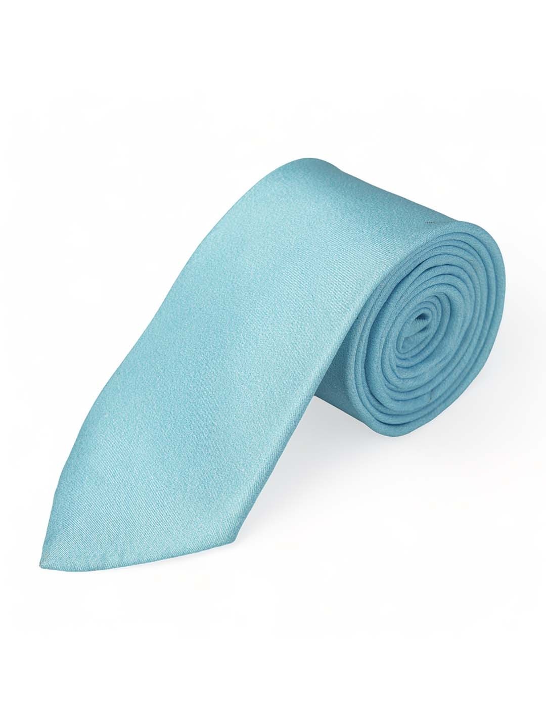 

CHOKORE Men Silk Broad Tie, Blue