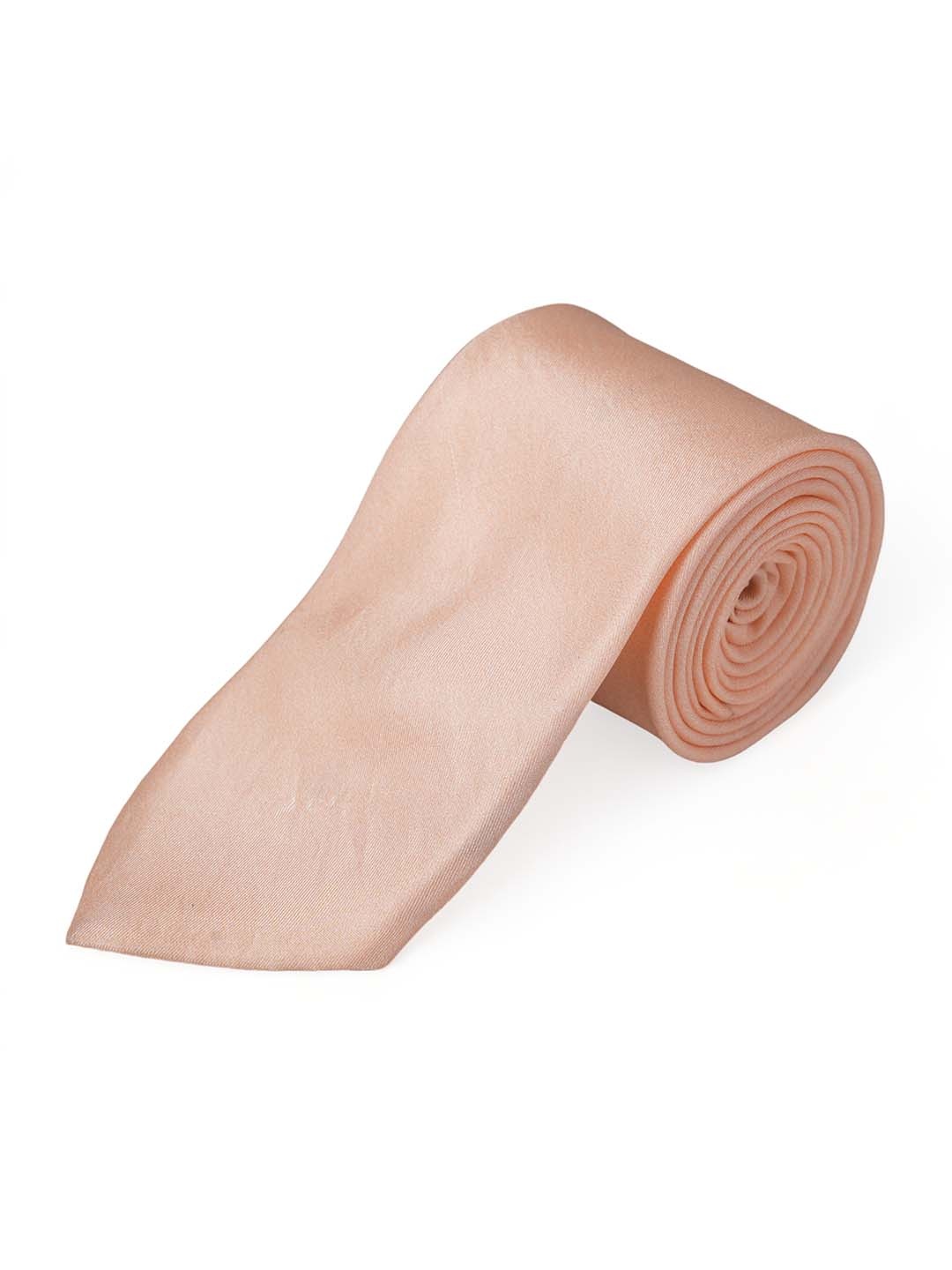 

CHOKORE Men Silk Broad Tie, Peach