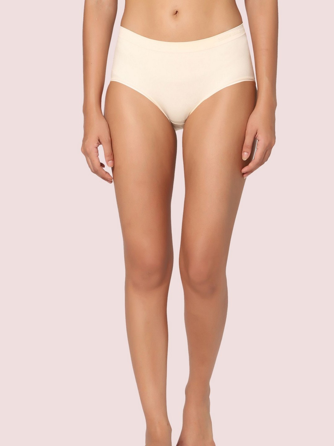 

INTIMATE QUEEN Women Mid-Rise Antibacterial Hipster Brief, Nude