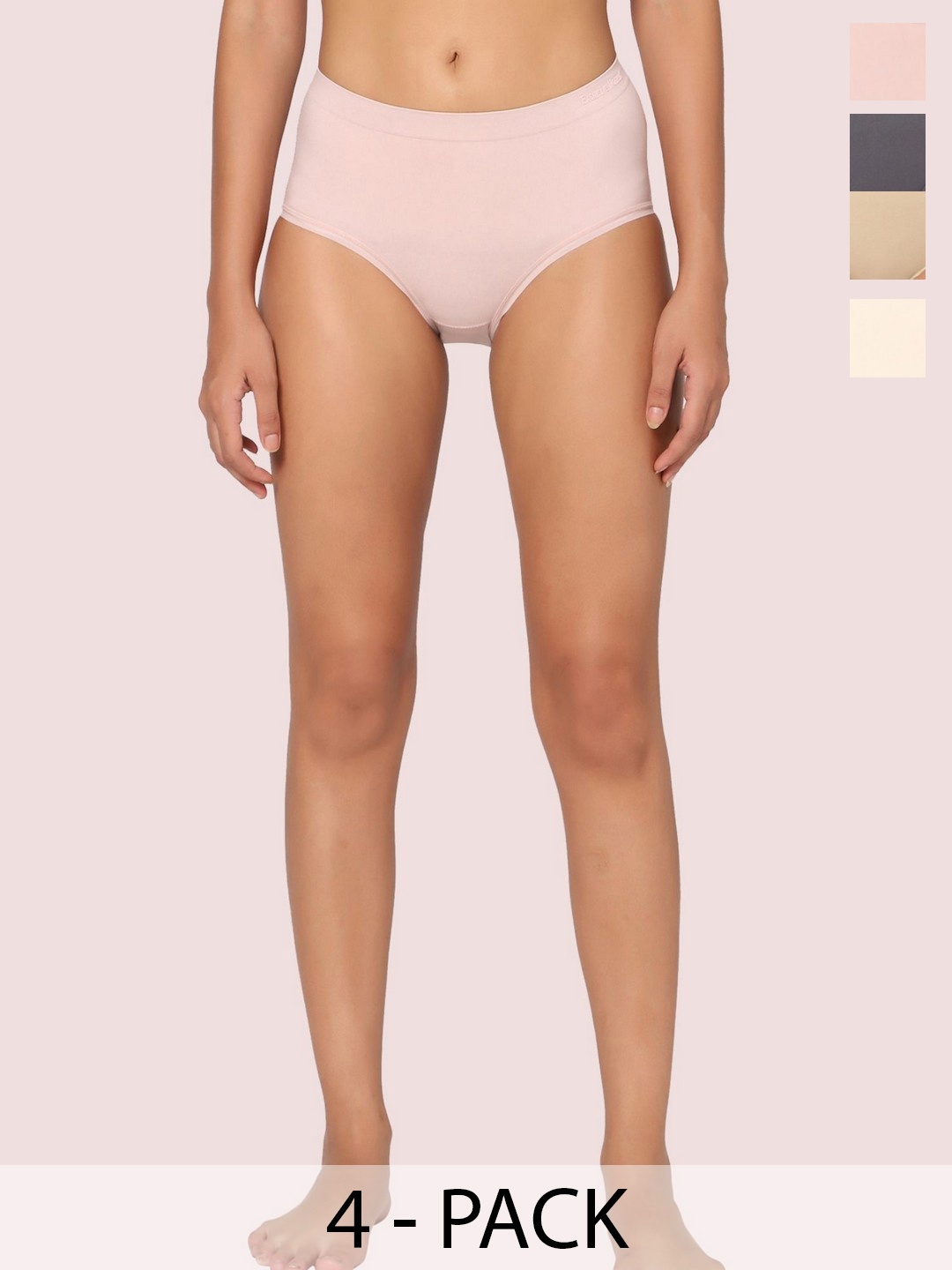 

INTIMATE QUEEN Pack Of 4 Mid Rise Hipster Briefs, Assorted