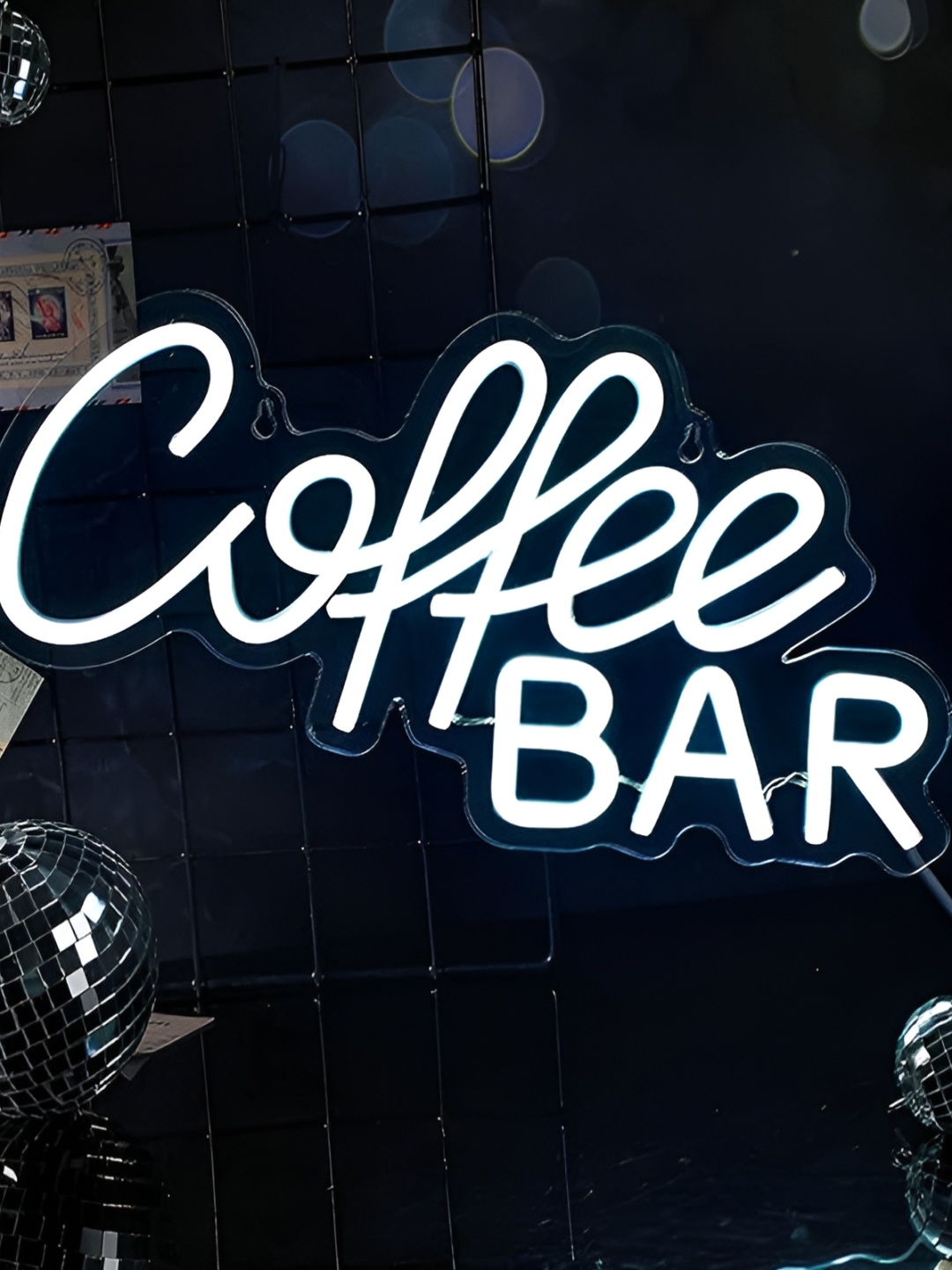 

the party planet White Coffee Bar Shaped LED Neon Lights