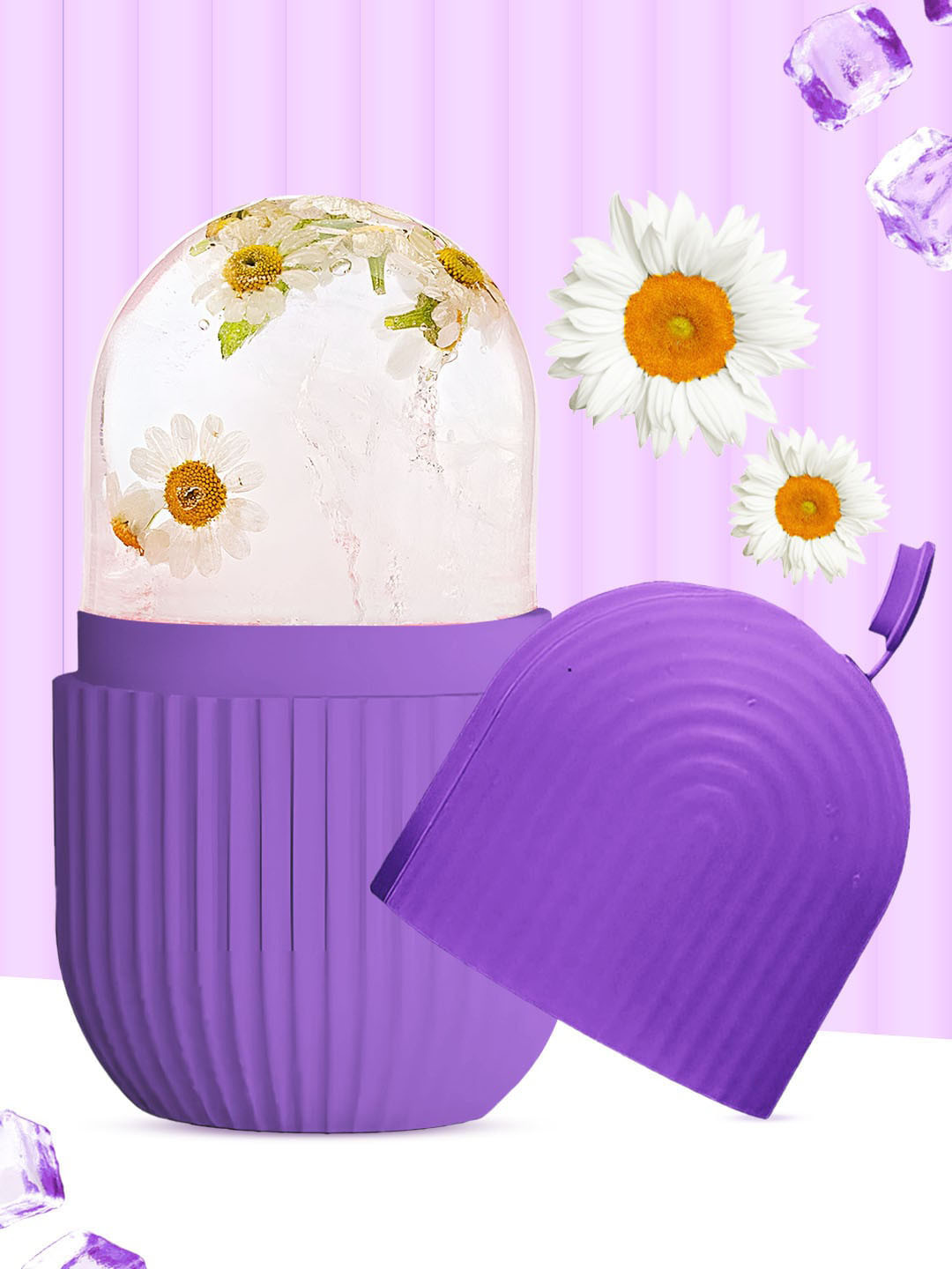 

MATRA Facial Ice Face Massager Roller, Purple