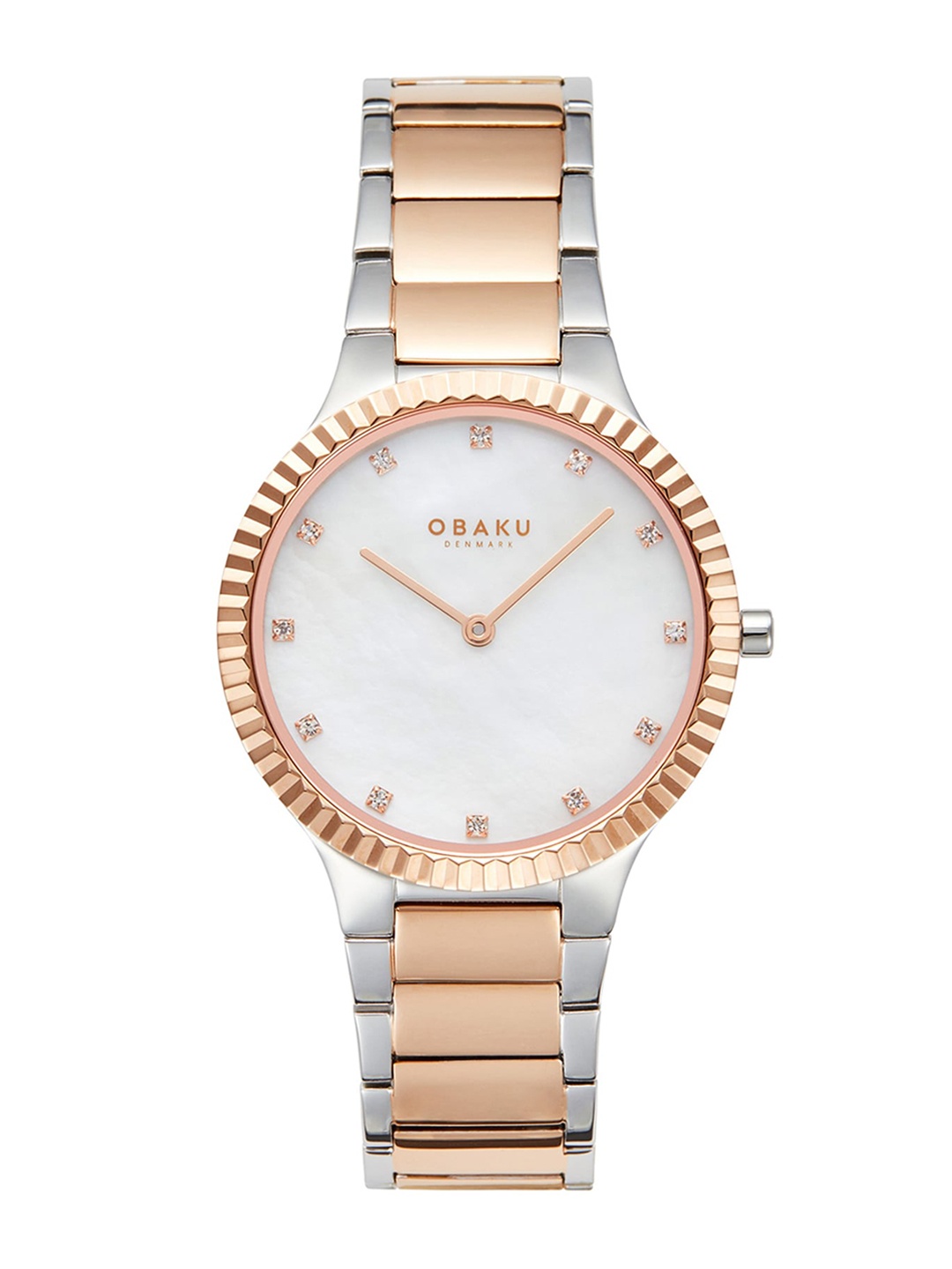 

Obaku Linje Lille Women Stainless Steel Straps Analogue Watch V292LXZWSH, White
