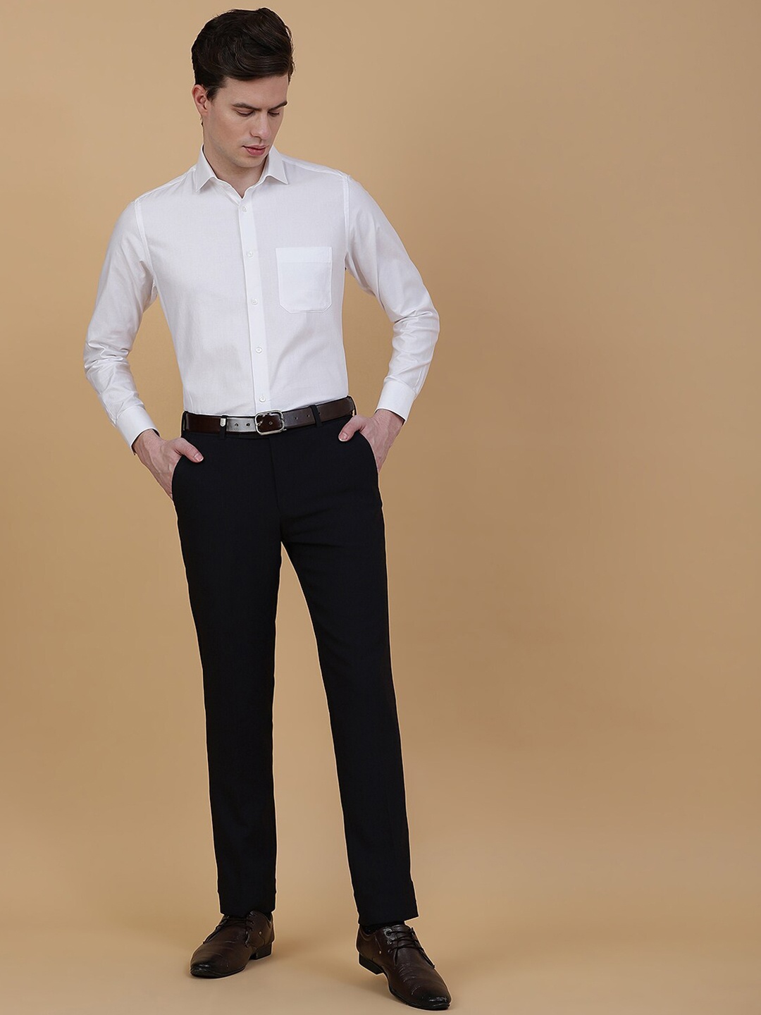 

METAL Opaque Formal Shirt, White