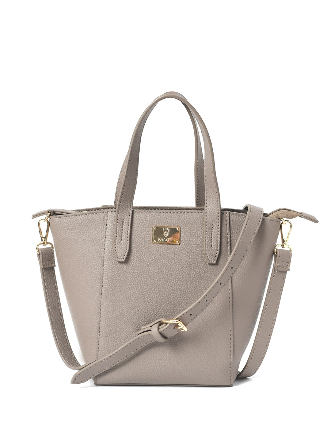 

KAAYTEE PU Structured Shoulder Bag, Grey