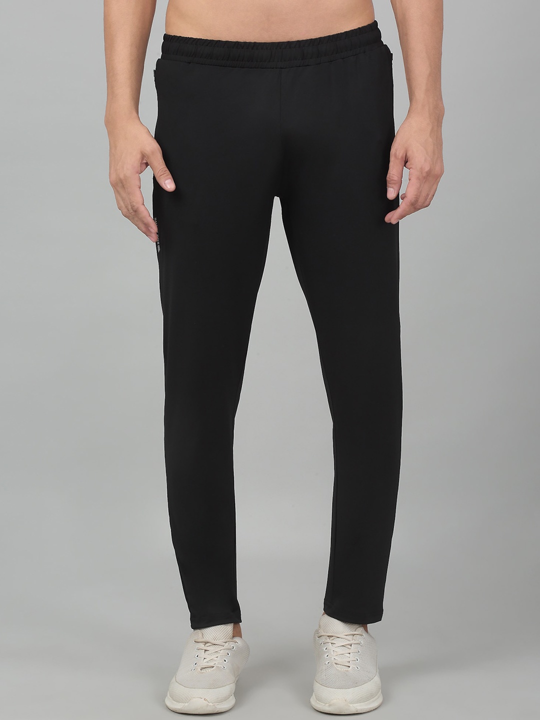 

Cantabil Men Mid Rise Track Pants, Black