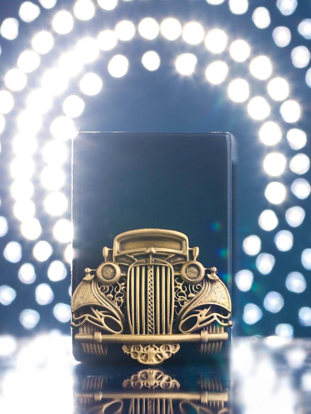 

RAMO Boys Vintage Car Brooch, Gold
