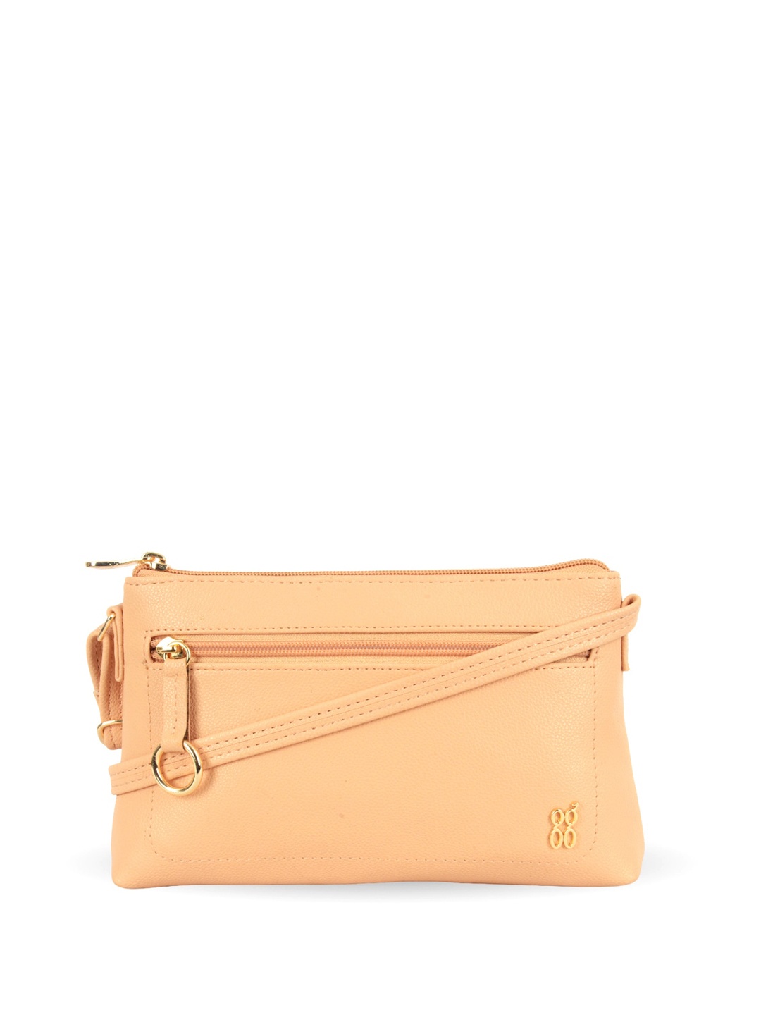 

Baggit Textured Structured Sling Bag, Beige