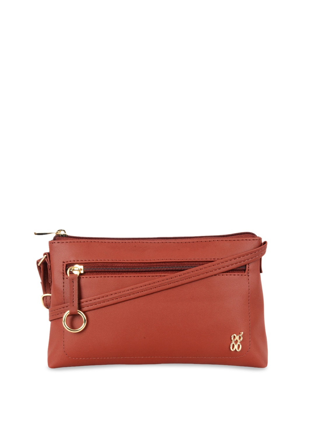 

Baggit Structured Sling Bag, Tan