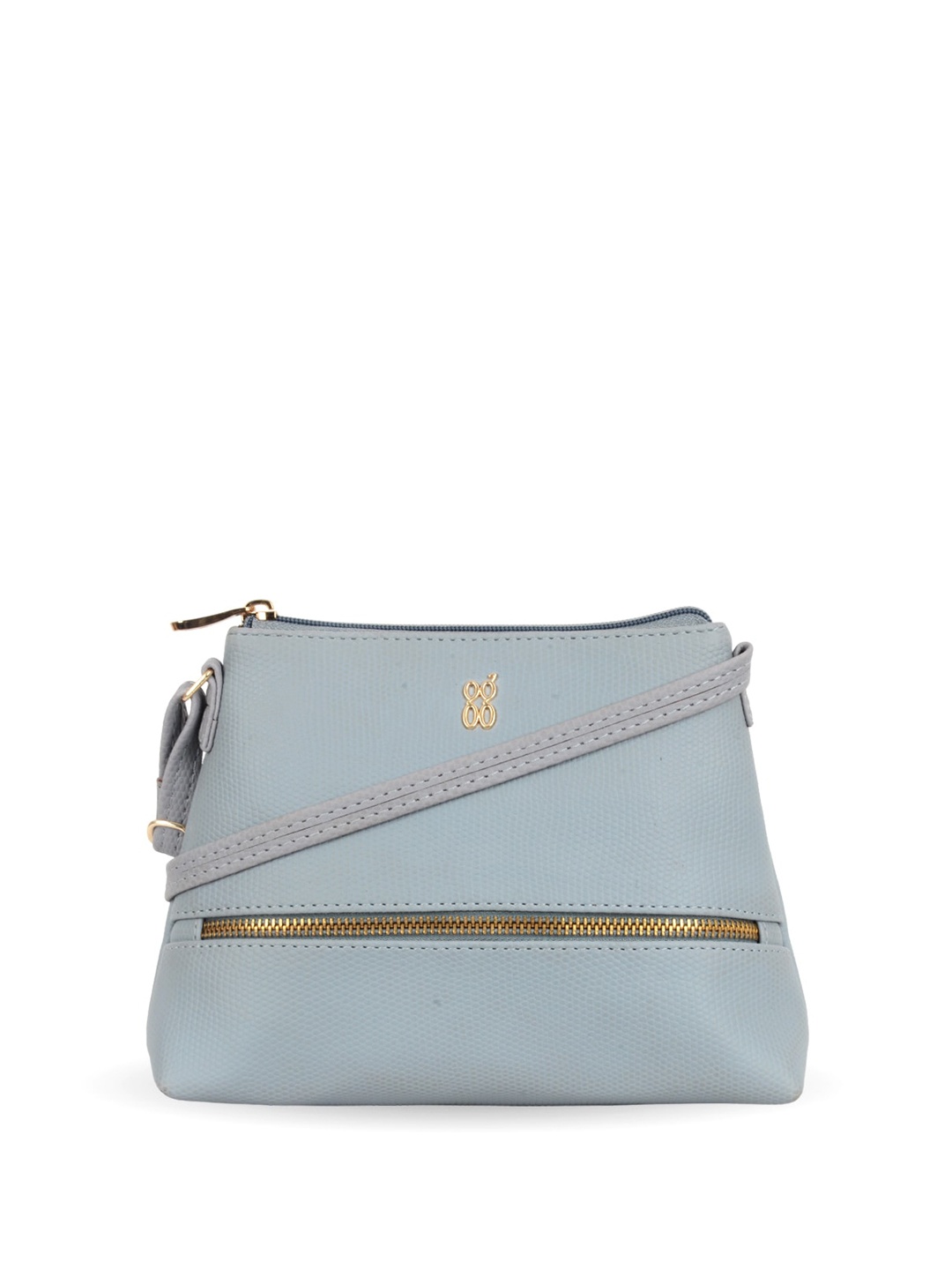 

Baggit PU Structured Sling Bag, Blue