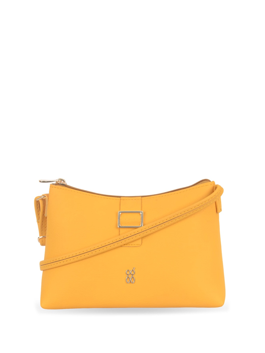 

Baggit PU Structured Sling Bag, Yellow