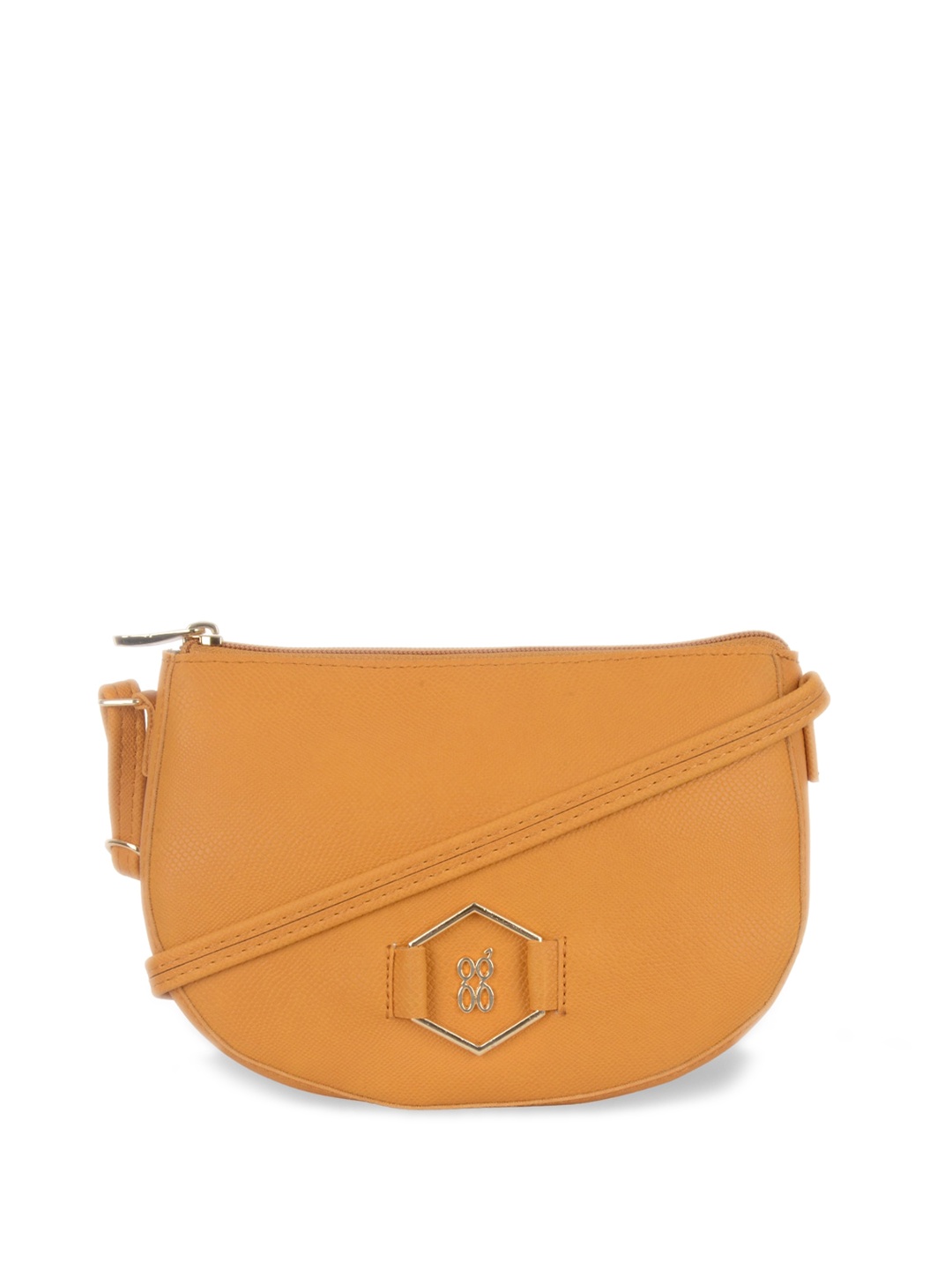 

Baggit Structured Sling Bag, Mustard