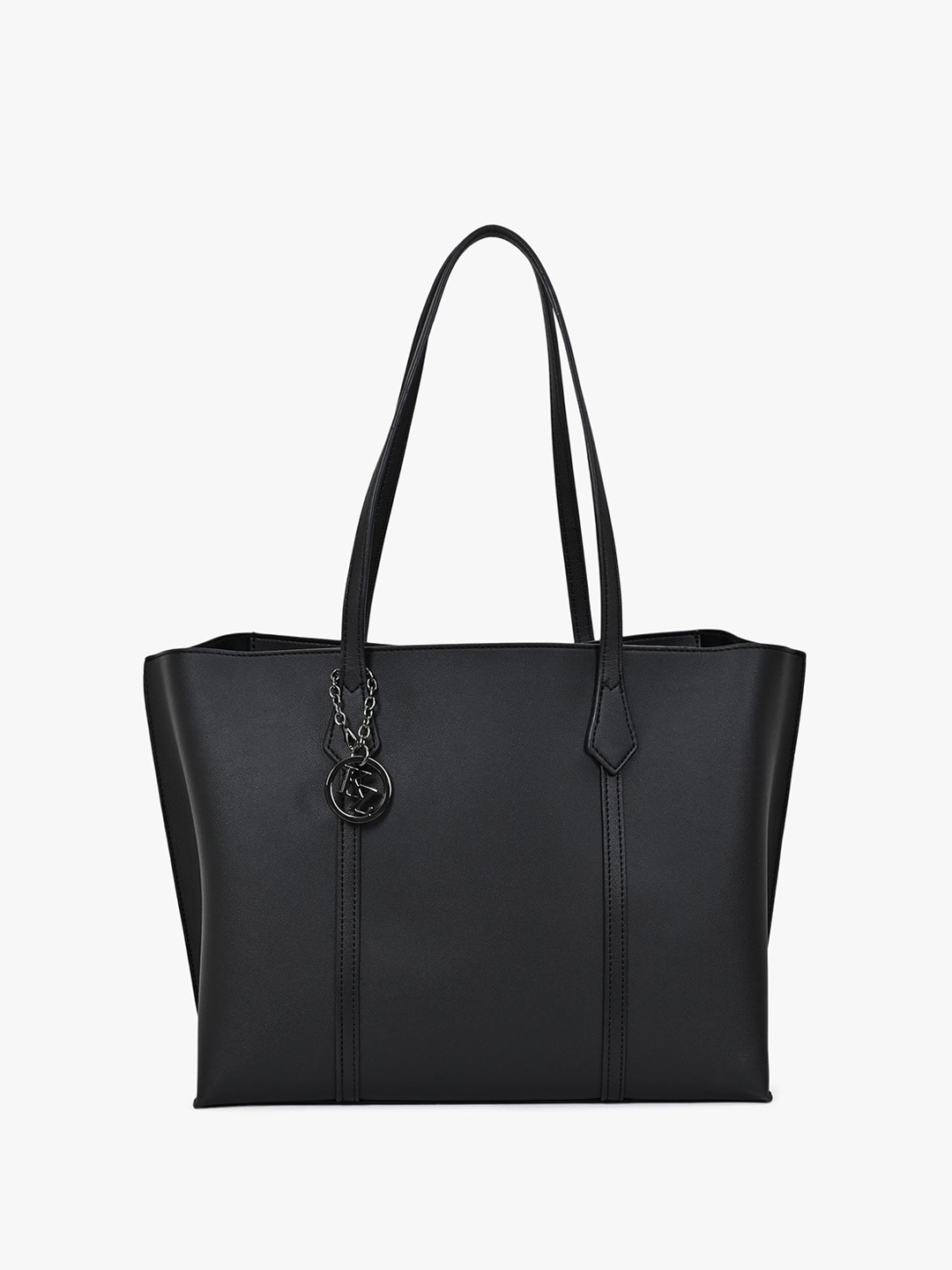 

Kazo Oversized Structured Shoulder Bag, Black