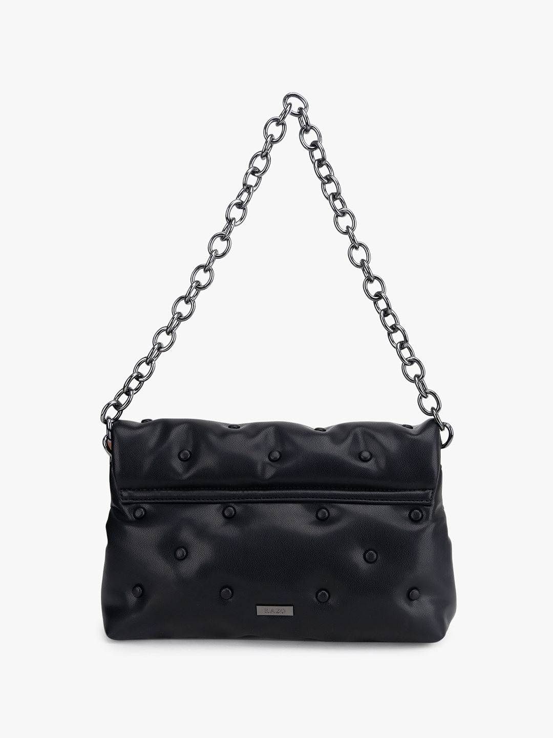 

Kazo Embellished Puffy Bucket Shoulder Bag, Black