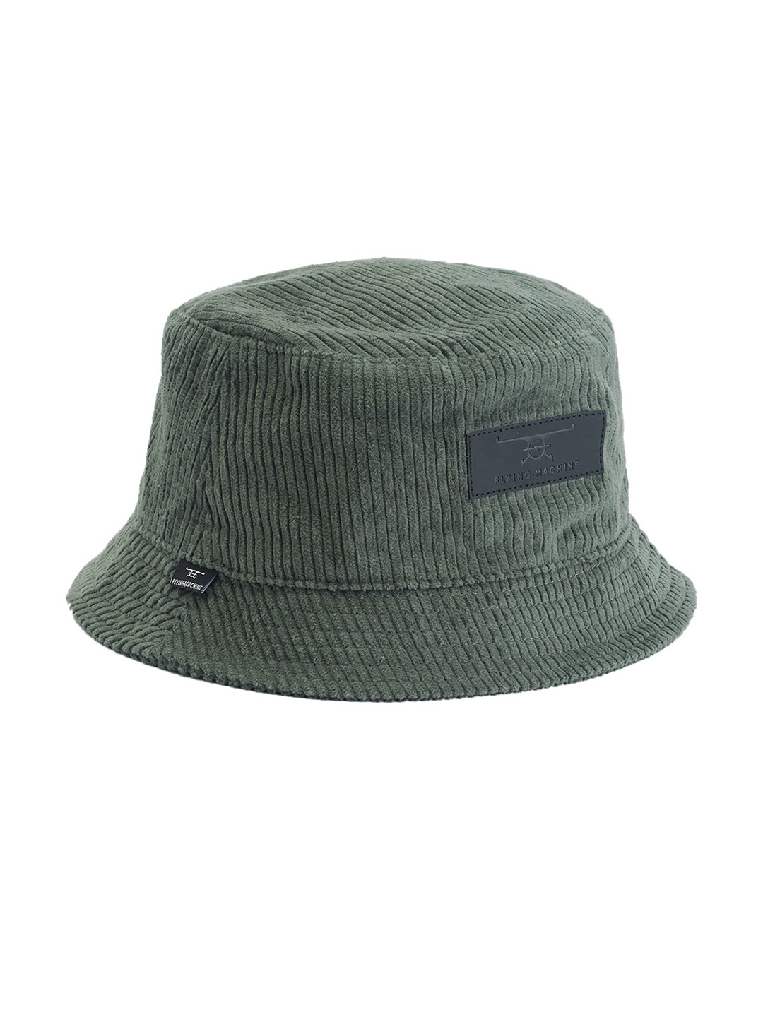 

Flying Machine Men Green Self Design Bucket Hat