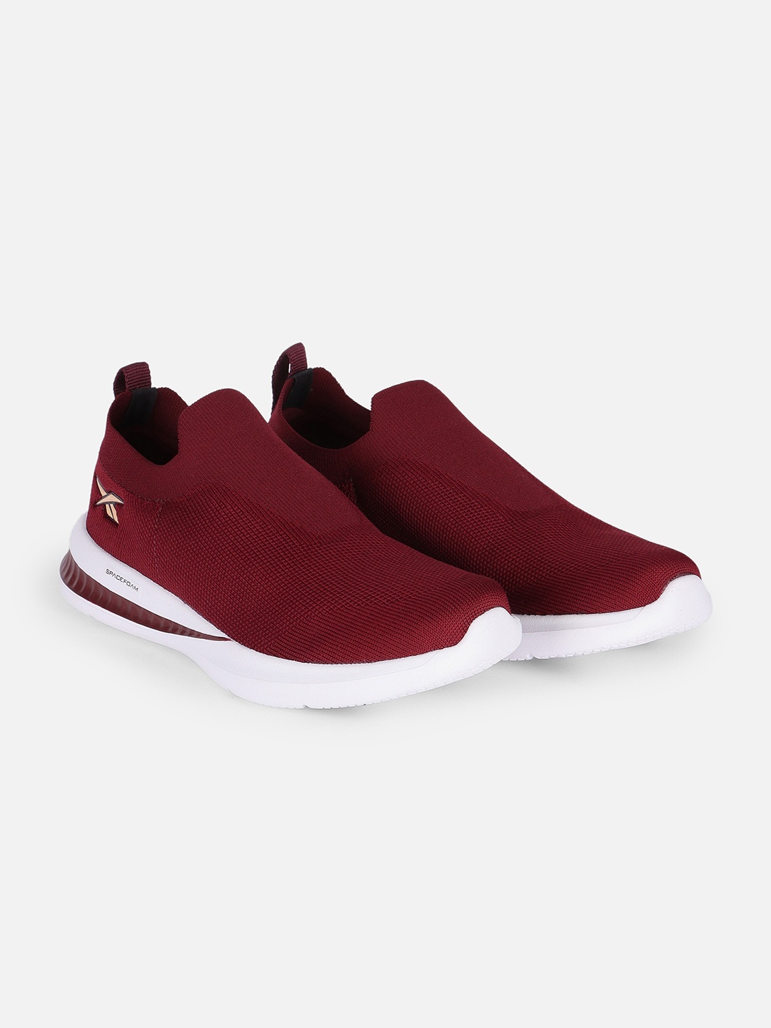 

Reebok Women Walk View Space foam Slip on Walking Shoes, Maroon