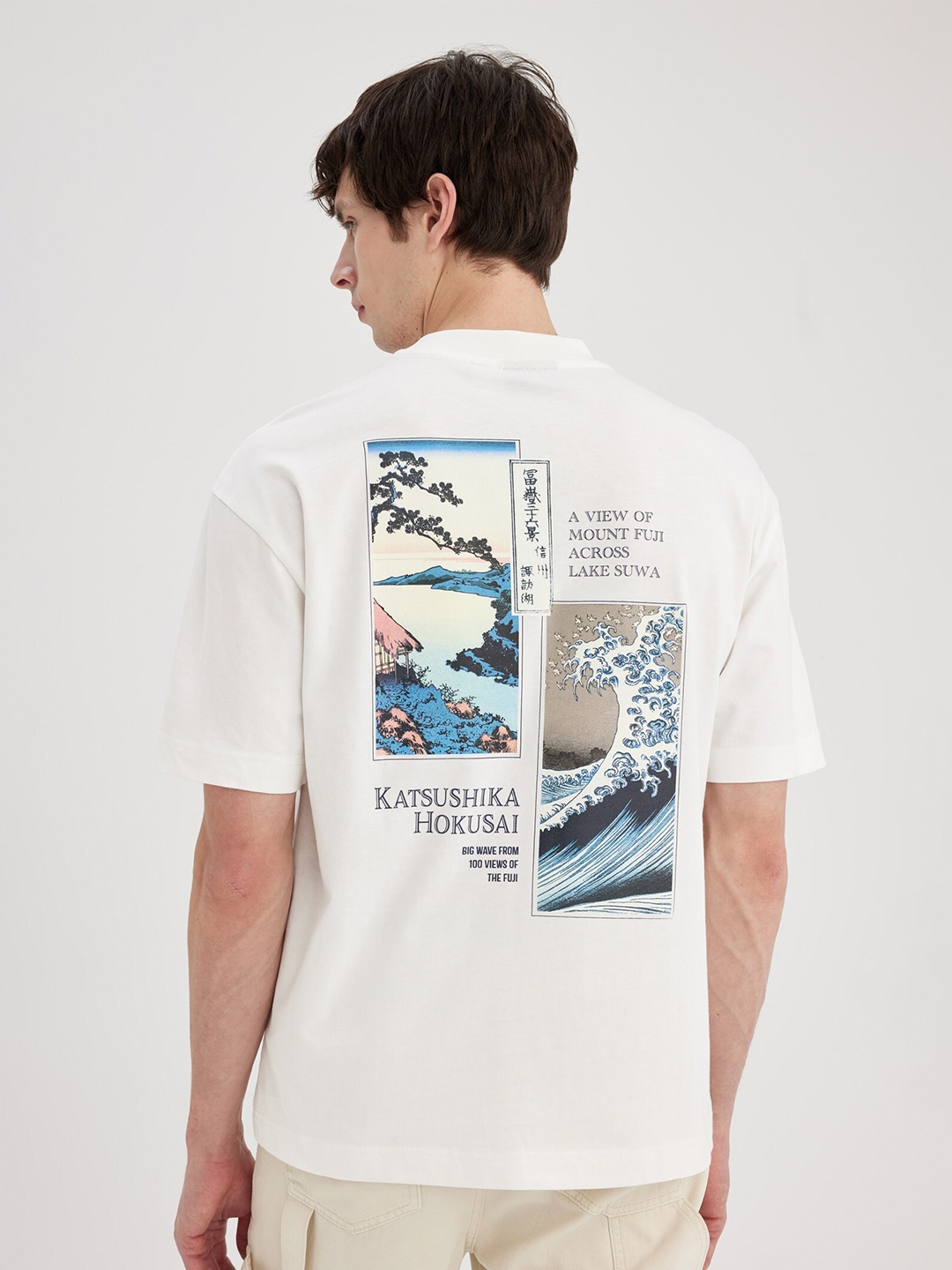 

DeFacto Men Printed Pockets T-shirt, Na