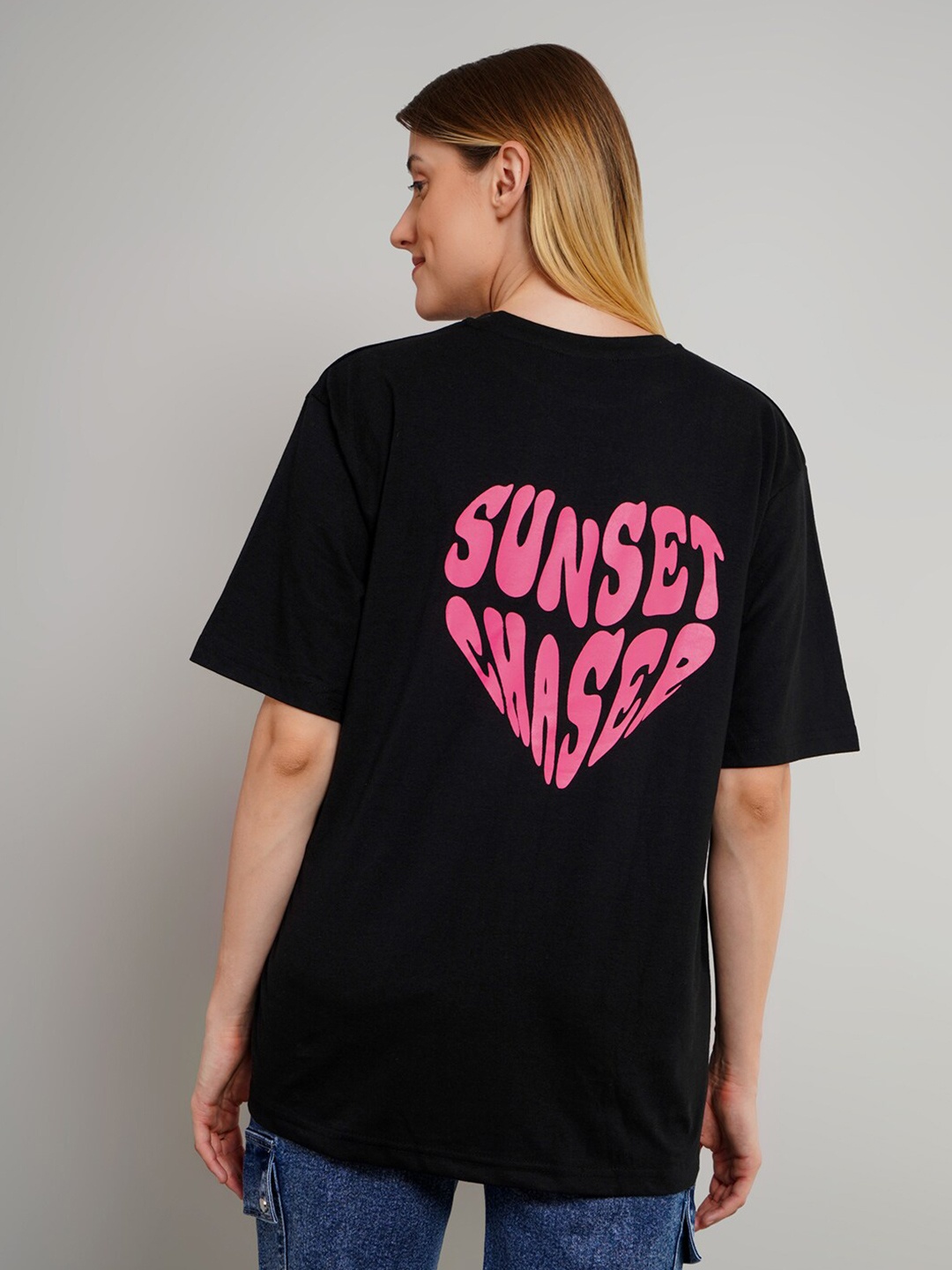 

ABSOLUTE DEFENSE Women Typography Printed T-shirt, Black