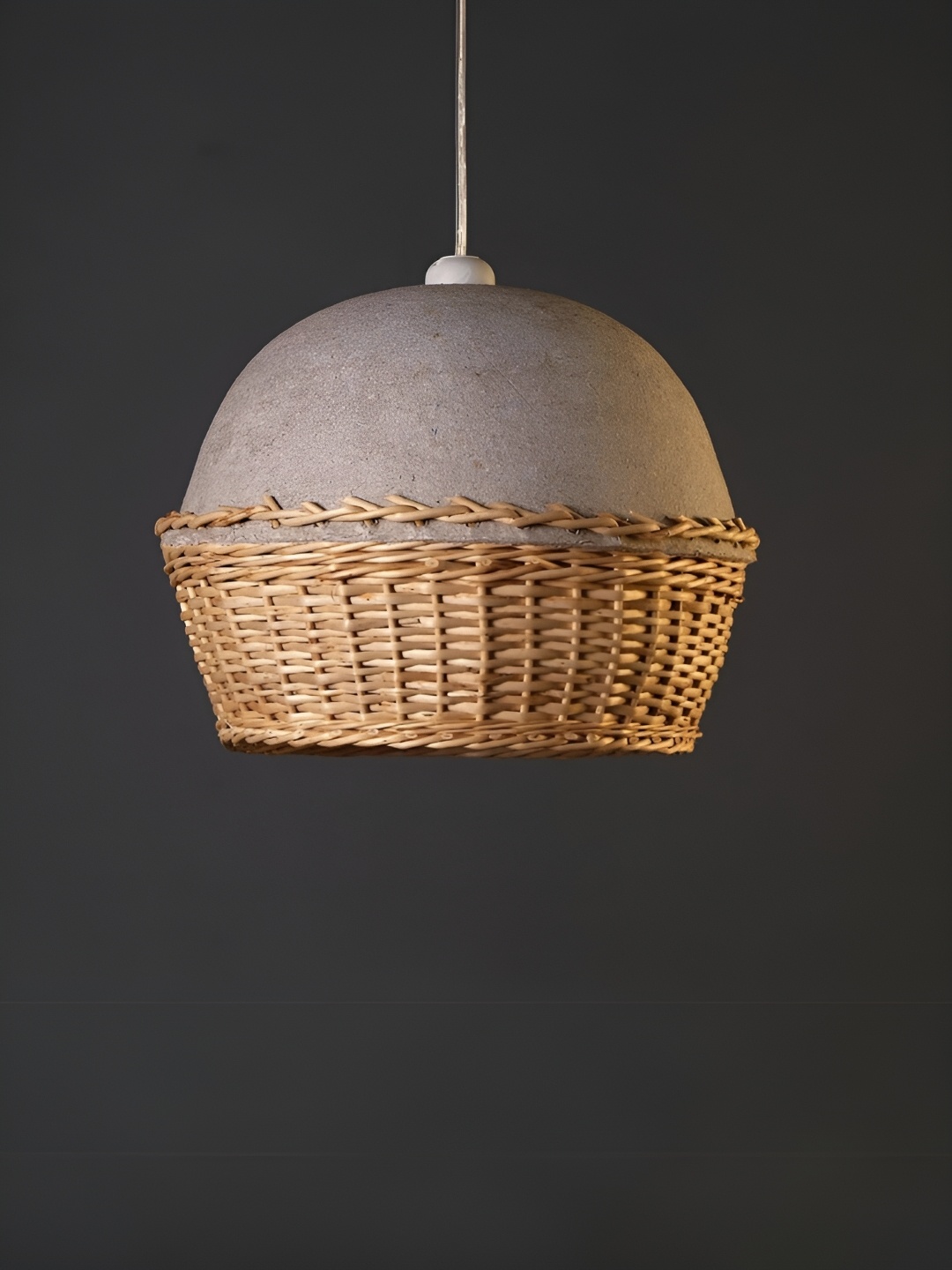 

Peepul Tree Grey & Brown Textured Ceiling Lamp