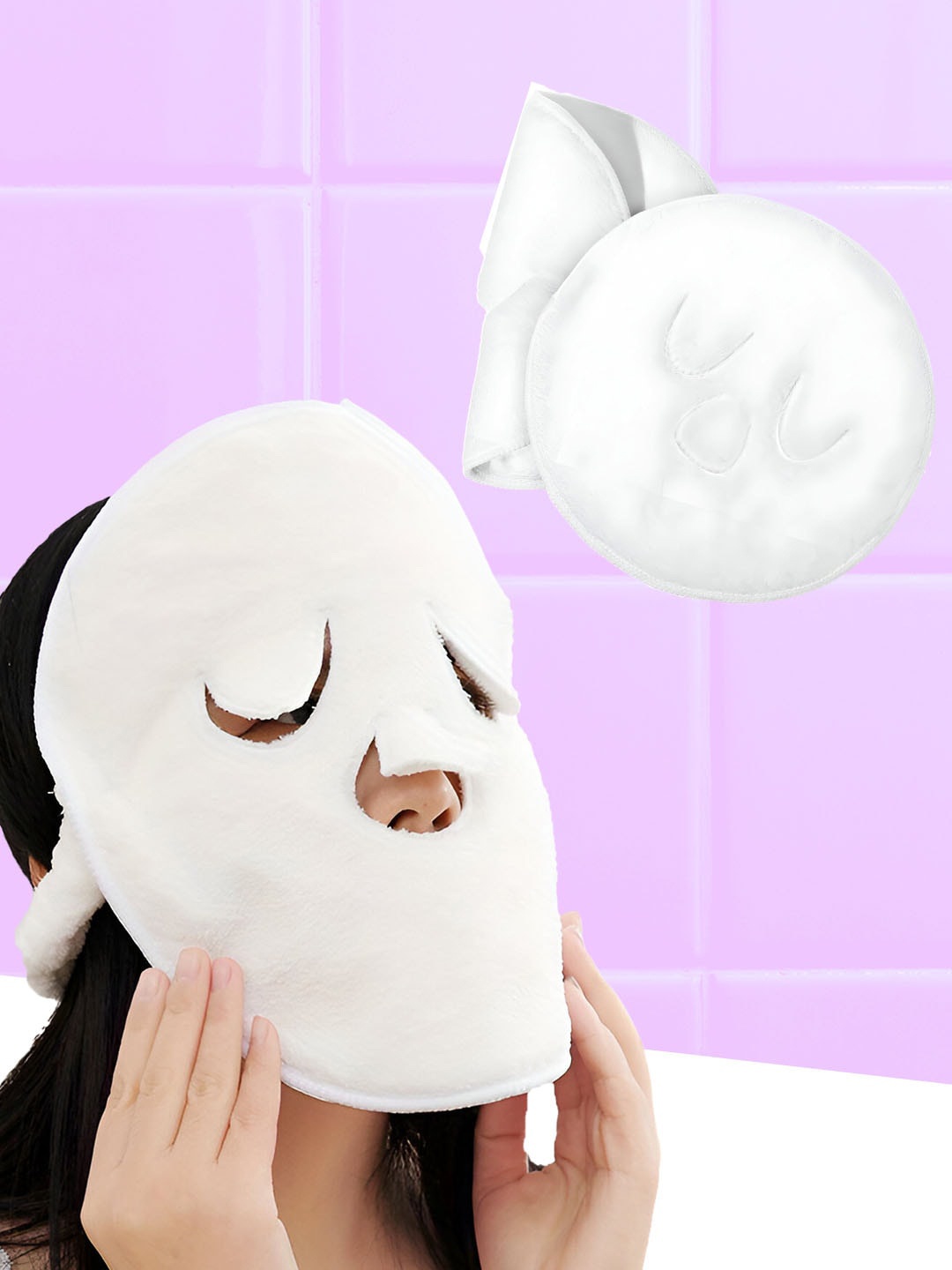 

MATRA Reusable Face Mask Towel, White