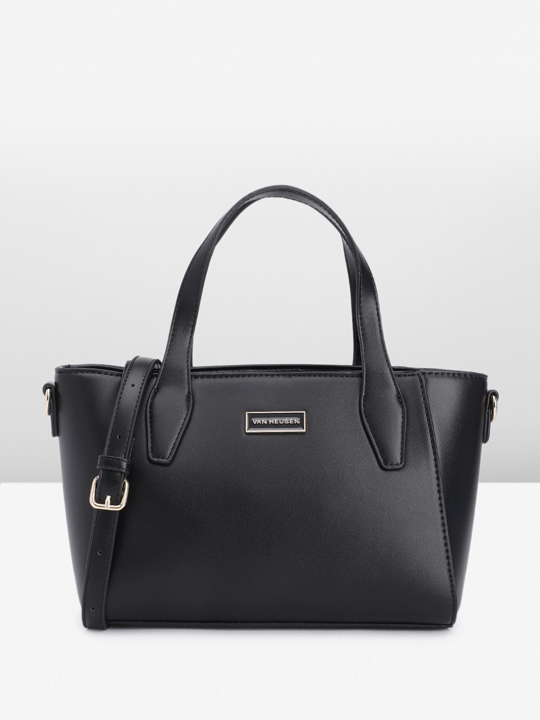 

Van Heusen Structured Handheld Bag, Black