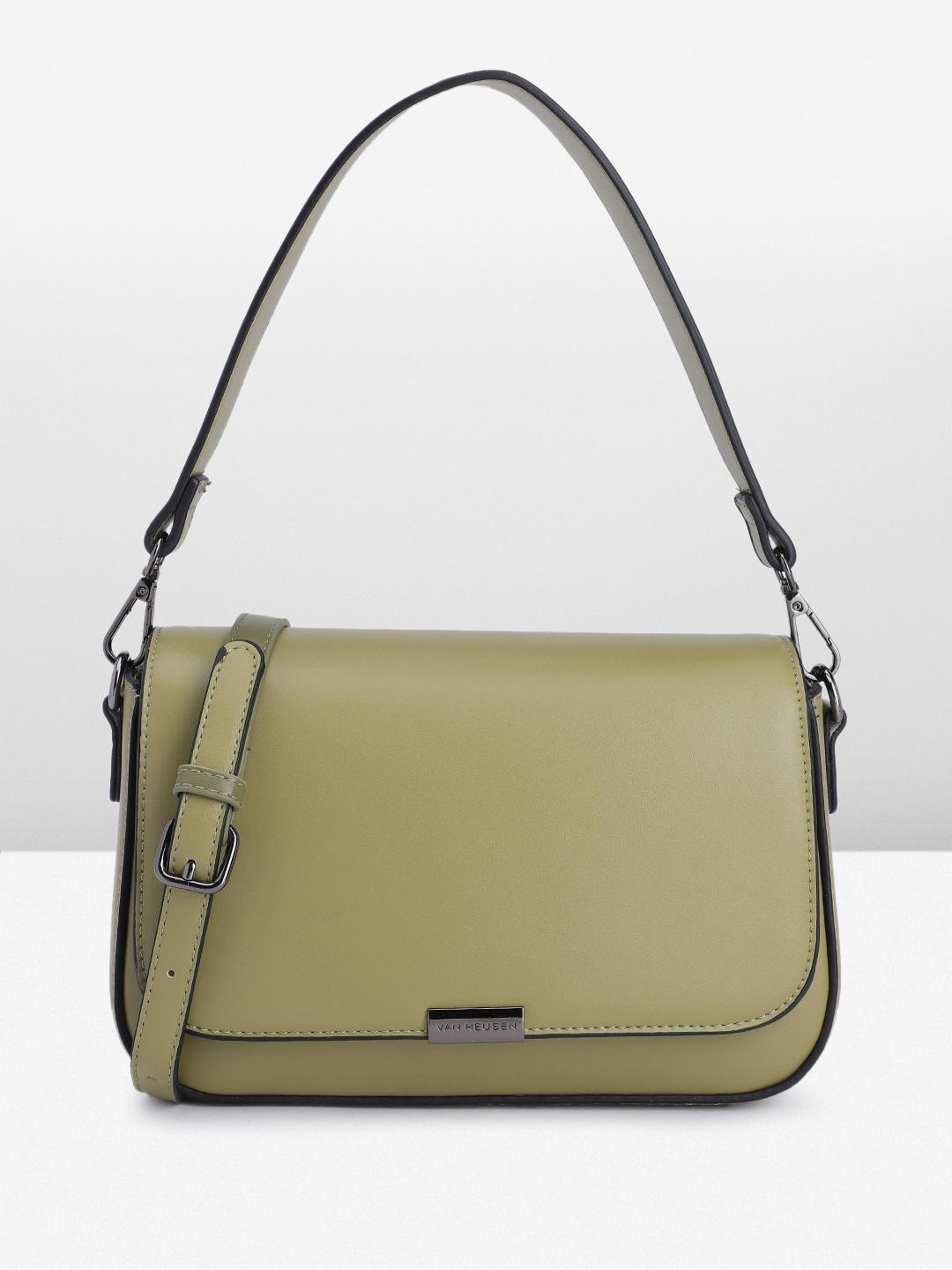 

Van Heusen Women Solid Satchel, Green