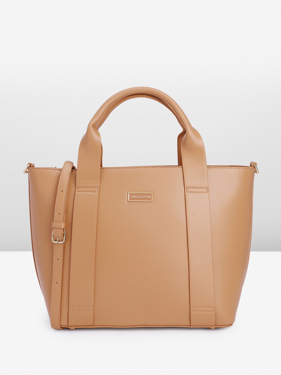 

Van Heusen Structured Handheld Bag, Brown